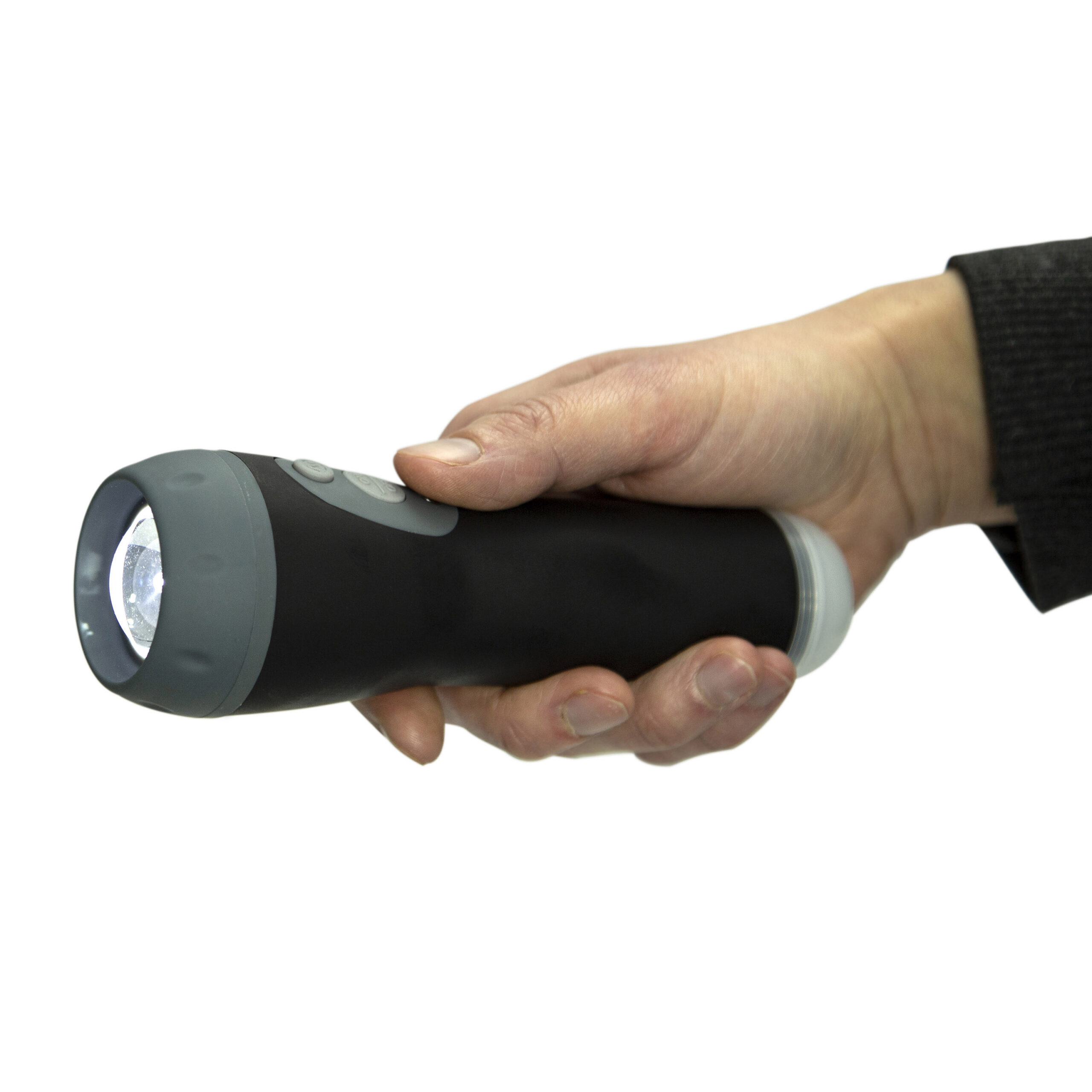 LINTERNA NEGRA LED RECARGABLE ALECTO - Imagen 4