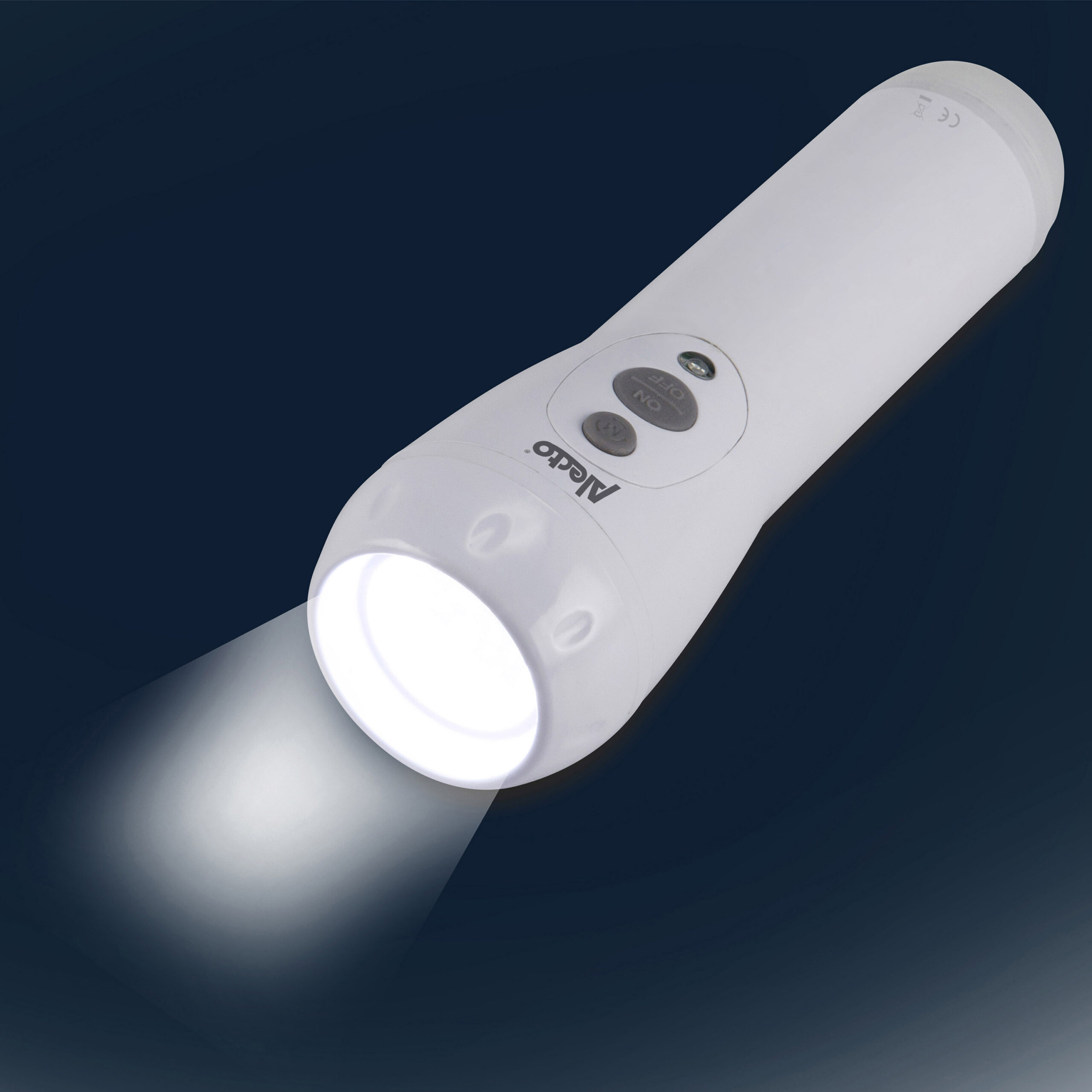 LINTERNA BLANCA LED RECARGABLE ALECTO - Imagen 2