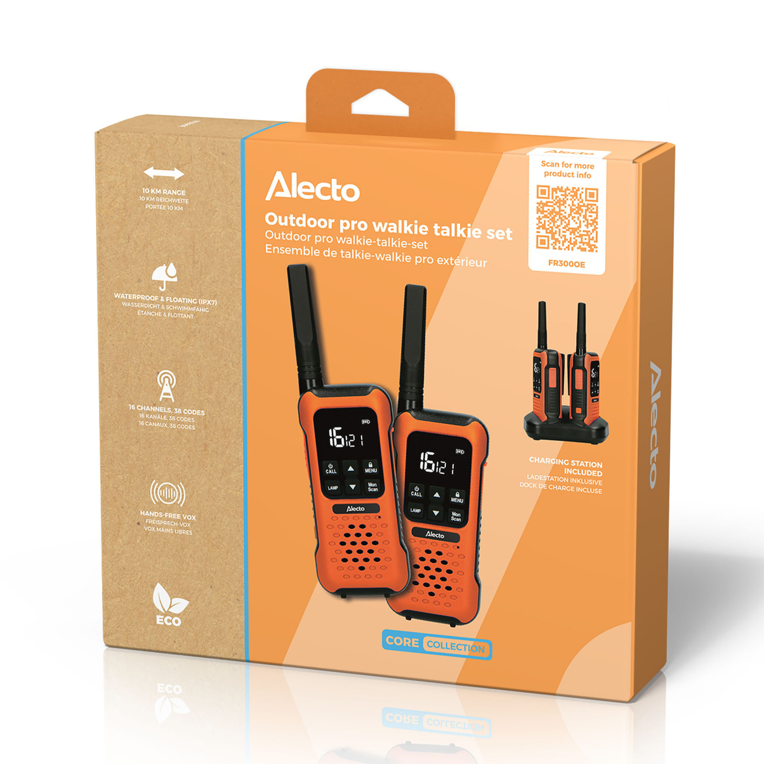 WALKIE TALKIE ALCANCE 10KM IPX7 ALECTO - Imagen 11
