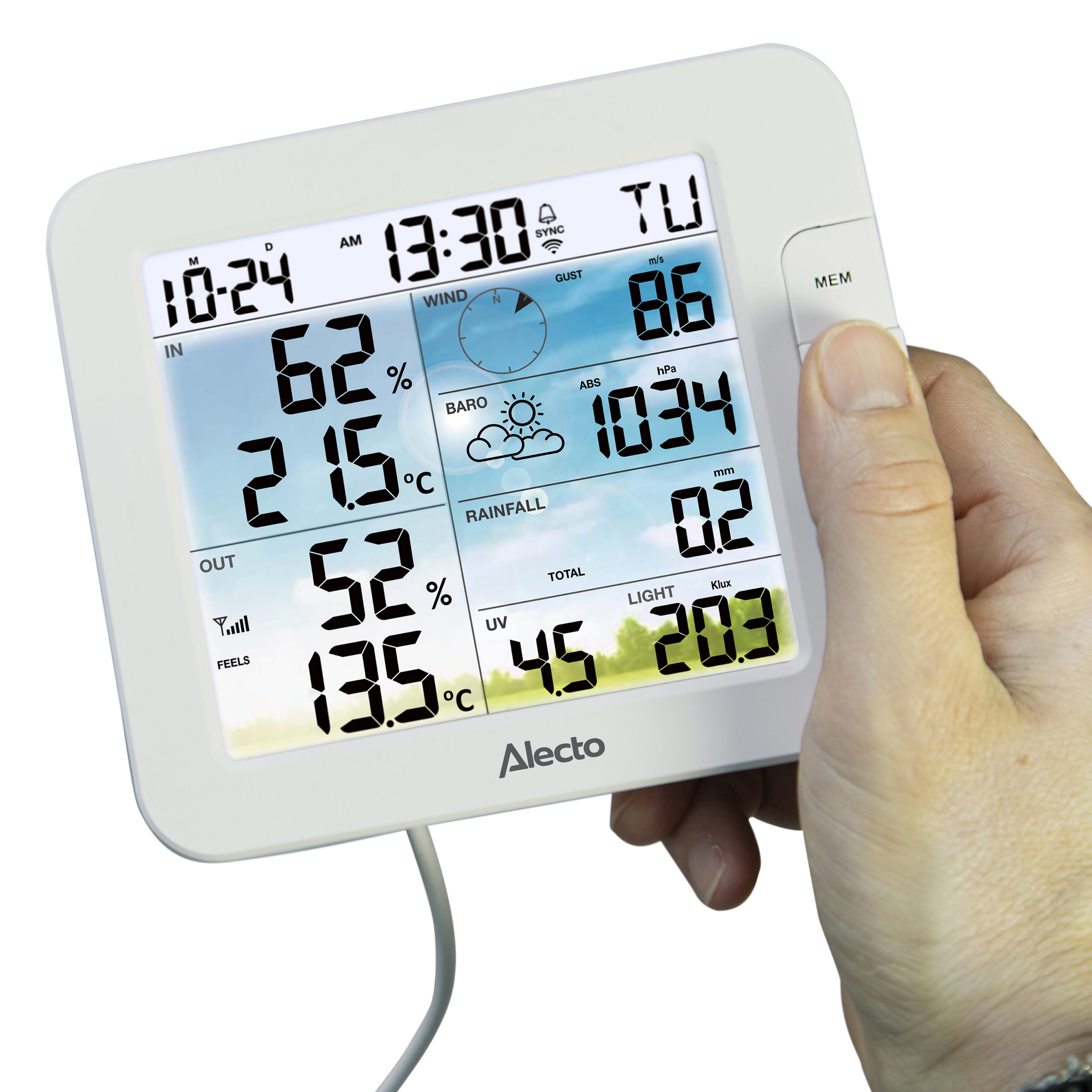 ESTACION METEOROLOGICA 8 / 1 WIFI ALECTO - Imagen 7